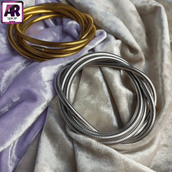 Pulseras cruzadas