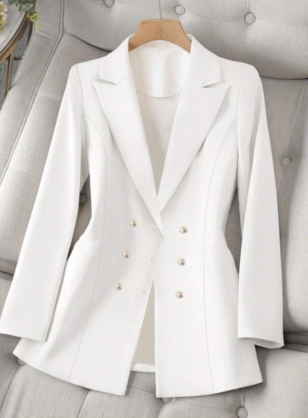 Blazer de manga larga entallado